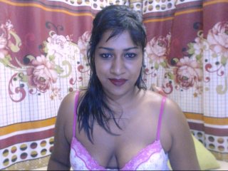 Big Boobies indianjasmin with trimmed pussy