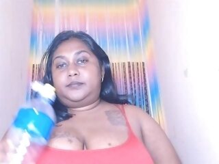 Big Boobies indiancoco with trimmed pussy