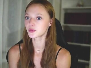 Sex cam hungrybunny online! She is 18 years old 
redhead with average tits and speaks english, 